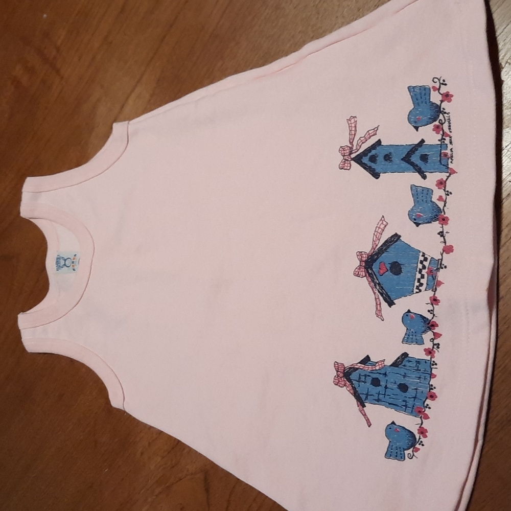Cute Birdhouse Sleeveless Dress